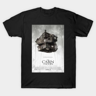 The Cabin in the Woods Movie Poster T-Shirt